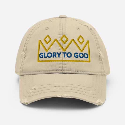 Glory to God Hat (Distressed)